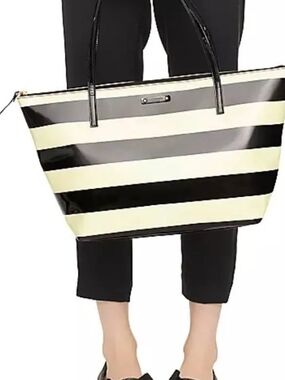 Kate Spade Penn Valley Sophie striped tote bag